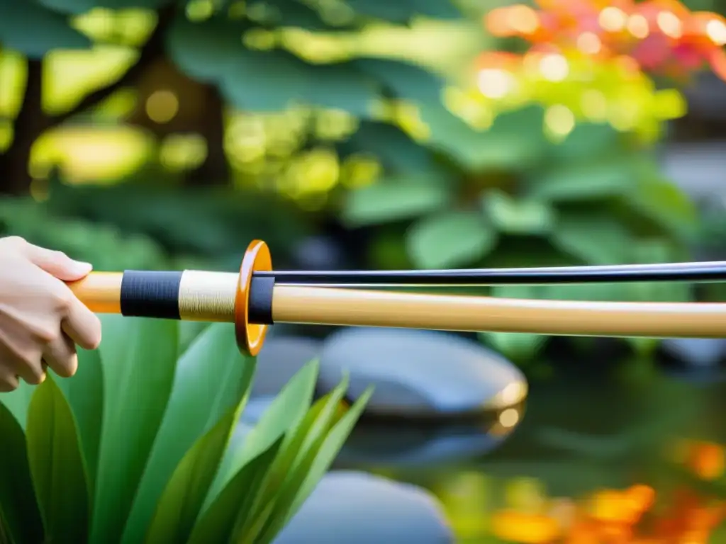 El antiguo arte del kyudo cobra vida en este hermoso arco de bambú