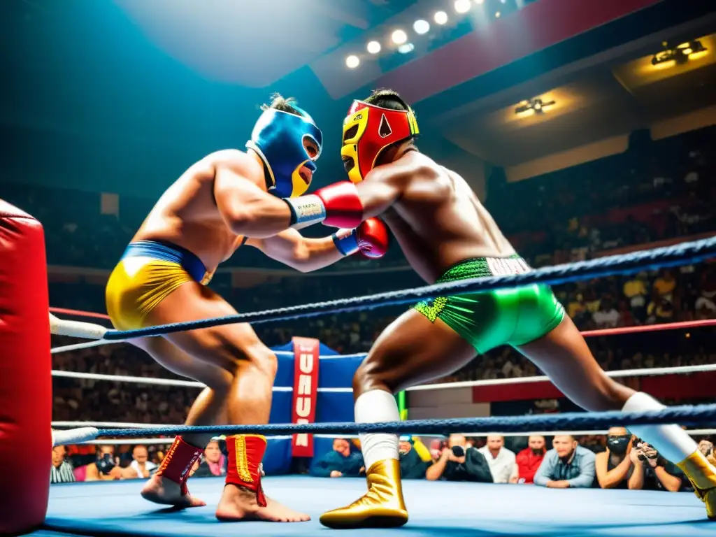 Apasionante lucha entre Lucha Libre y Pro Wrestling, destacando la influencia mutua