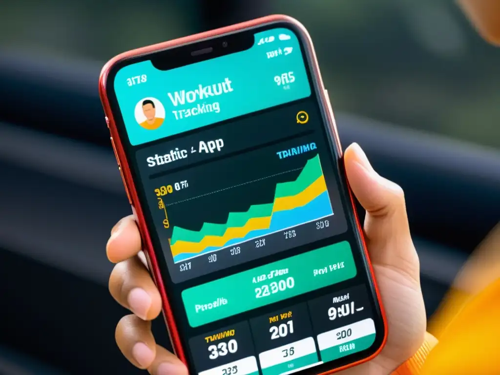 App de seguimiento de entrenamiento para competencias de artes marciales con estadísticas detalladas y gráficos de progreso, mostrando dedicación y preparación