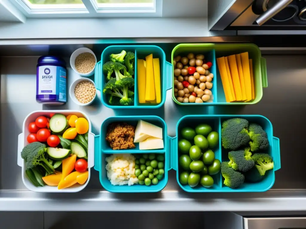 Un atleta de combate meticuloso planifica sus comidas con ingredientes frescos y saludables