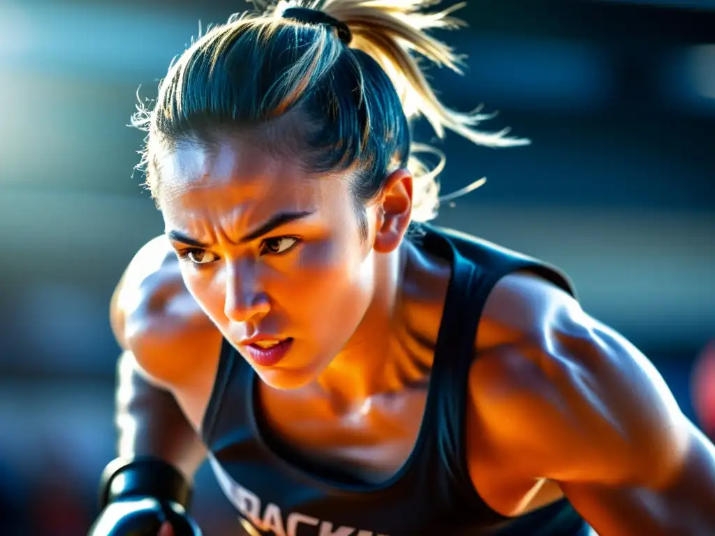 Un atleta paralímpico muestra determinación y concentración al ejecutar una técnica de artes marciales en un dojo