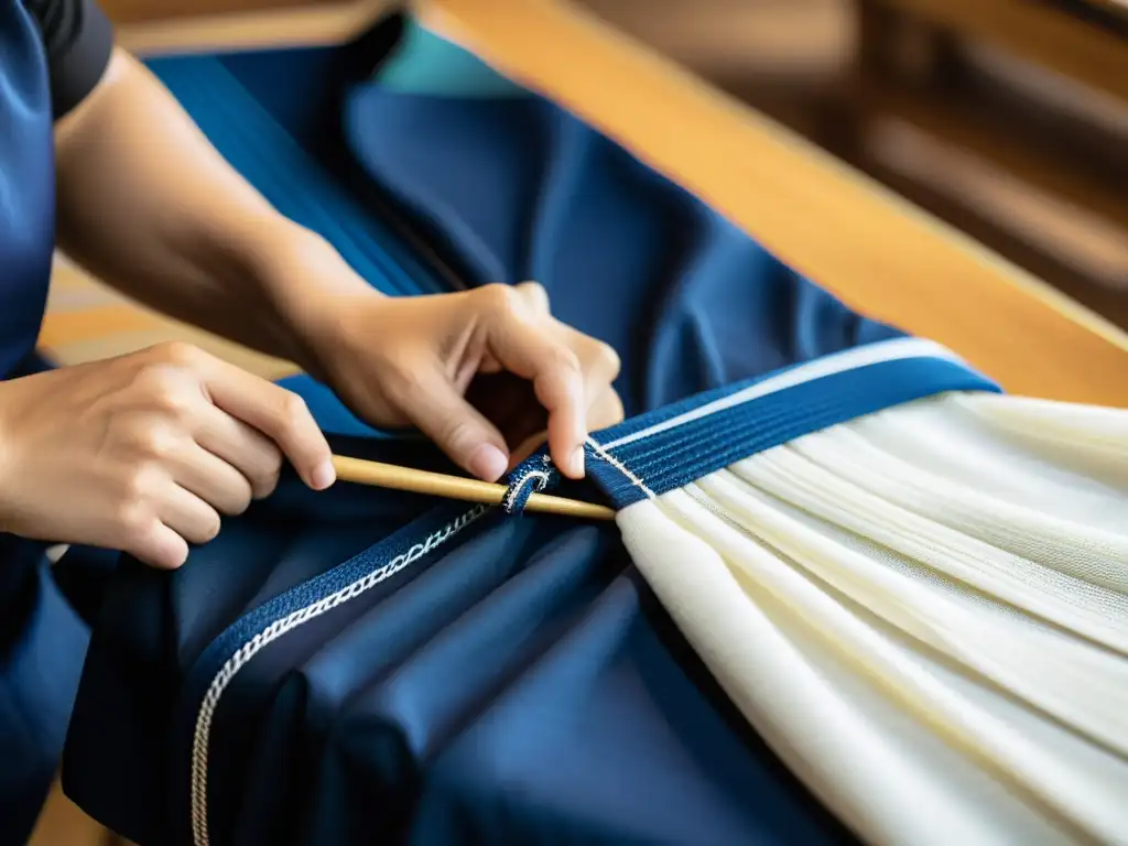 Un atuendo sostenible para entrenamiento de artes marciales, confeccionado artesanalmente en un taller tradicional