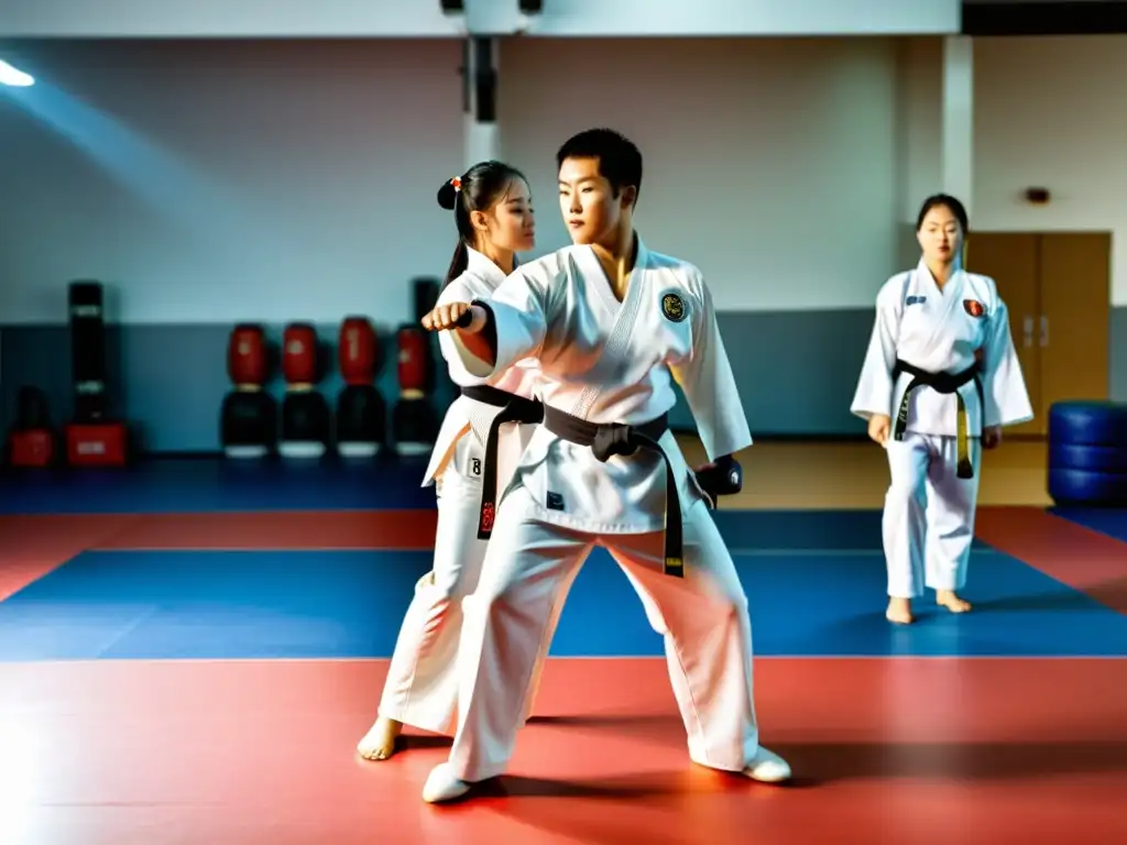 Una clase inclusiva de taekwondo para personas con discapacidades, llena de determinación y pasión