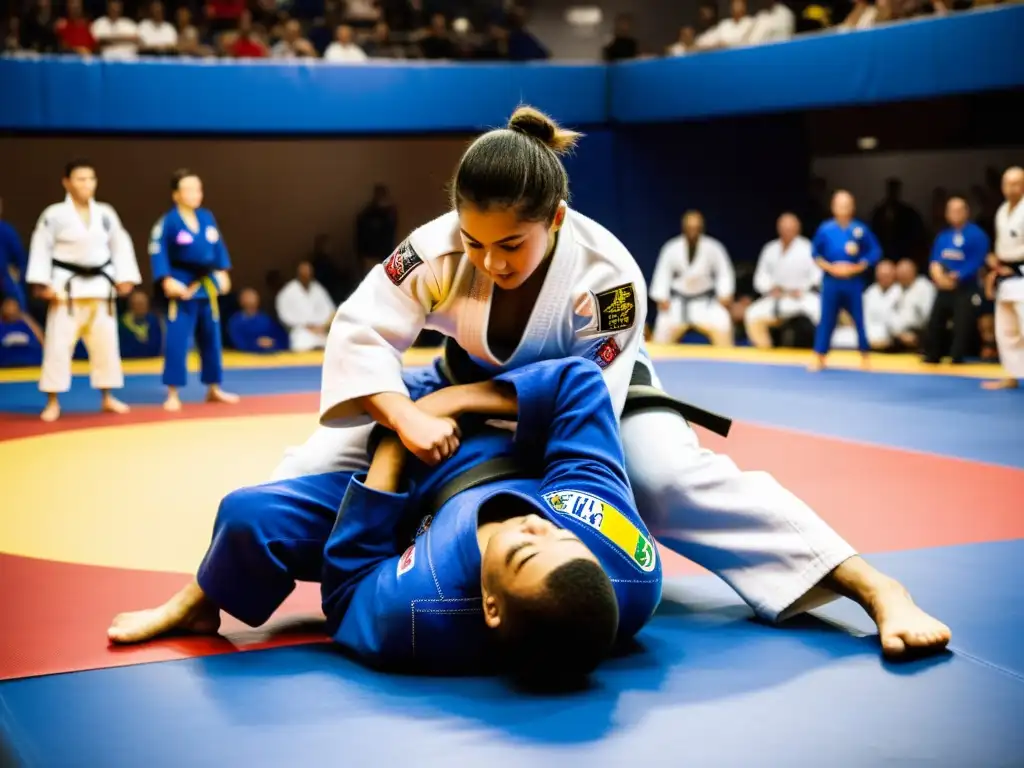 Competencia amistosa de Brazilian Jiu Jitsu, demostrando la importancia del deporte y la camaradería entre practicantes de todas las edades y géneros