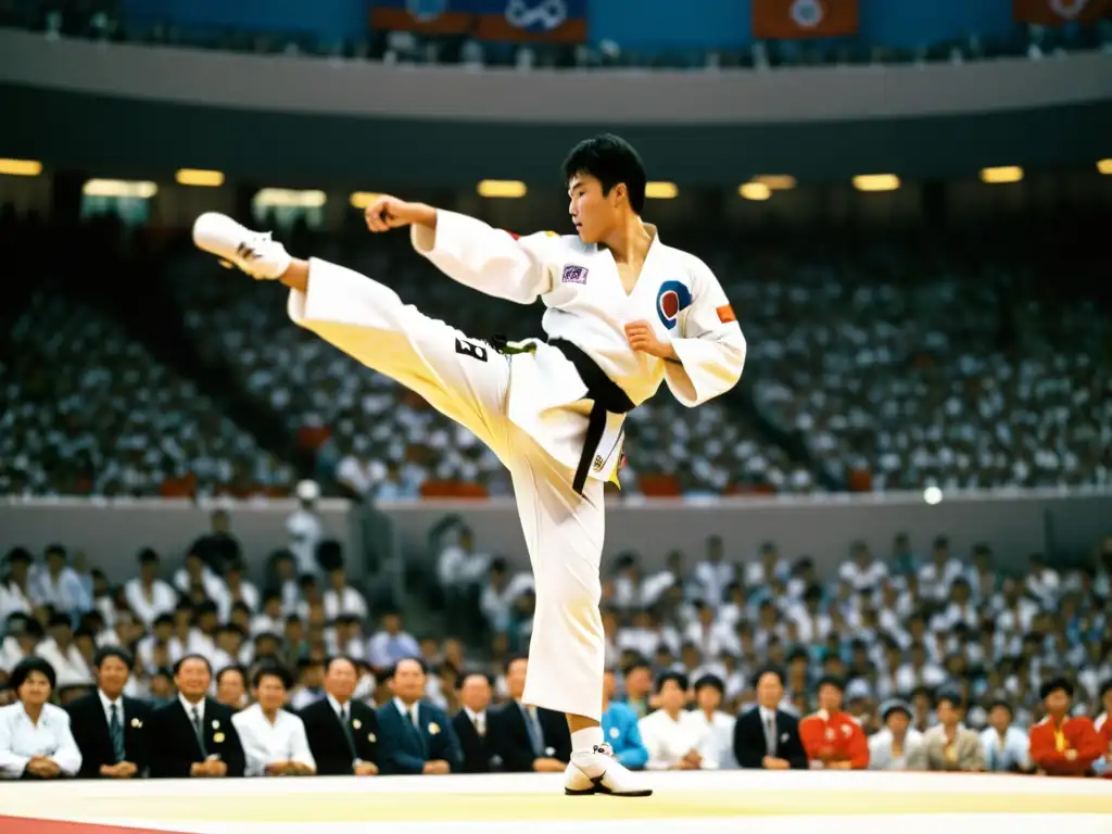 Competencia inaugural de Taekwondo en los Juegos Olímpicos de Seúl 1988