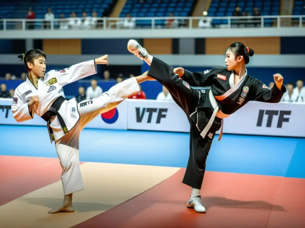 Comparación de competiciones de Taekwondo ITF y WTF