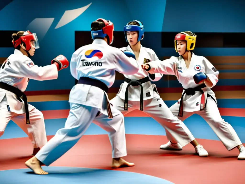 Contraste entre taekwondo olímpico y tradicional: disciplina ancestral versus espíritu competitivo moderno