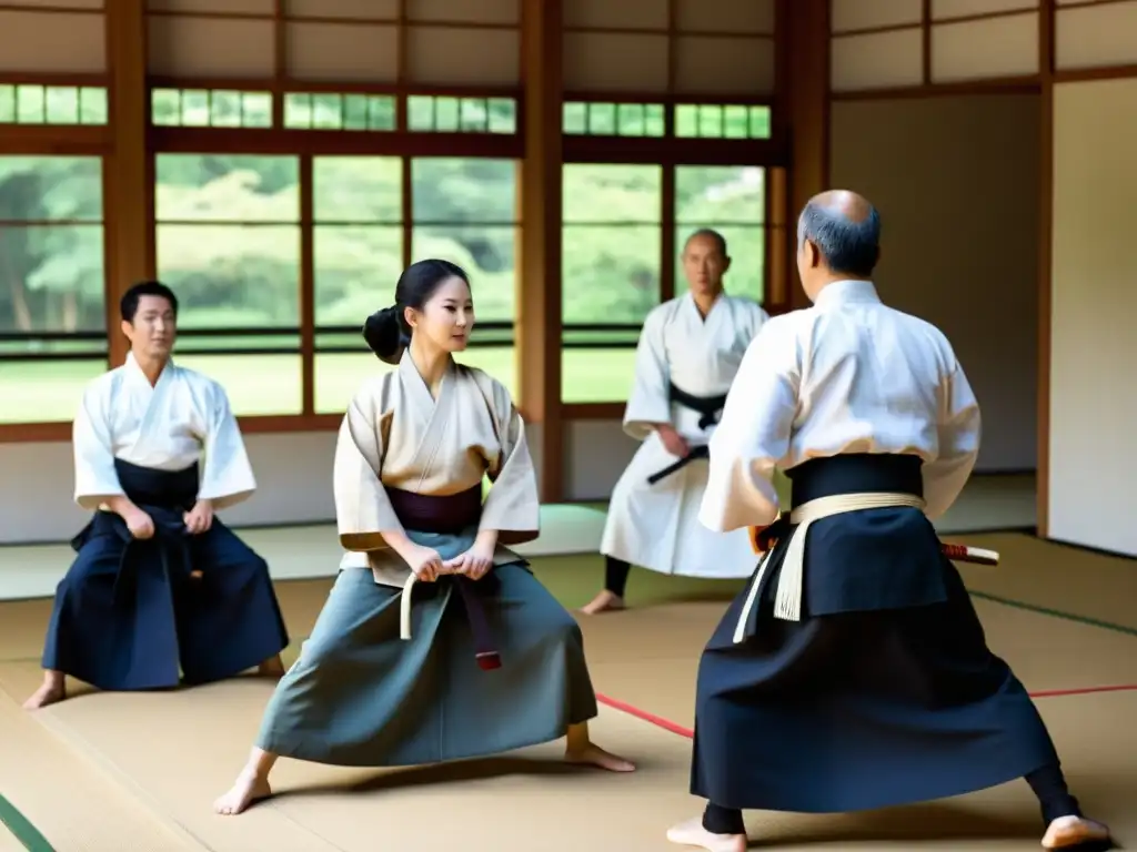 Un emocionante entrenamiento de Aikido que muestra las adaptaciones del Aikido en culturas diversas, en un escenario pintoresco al aire libre