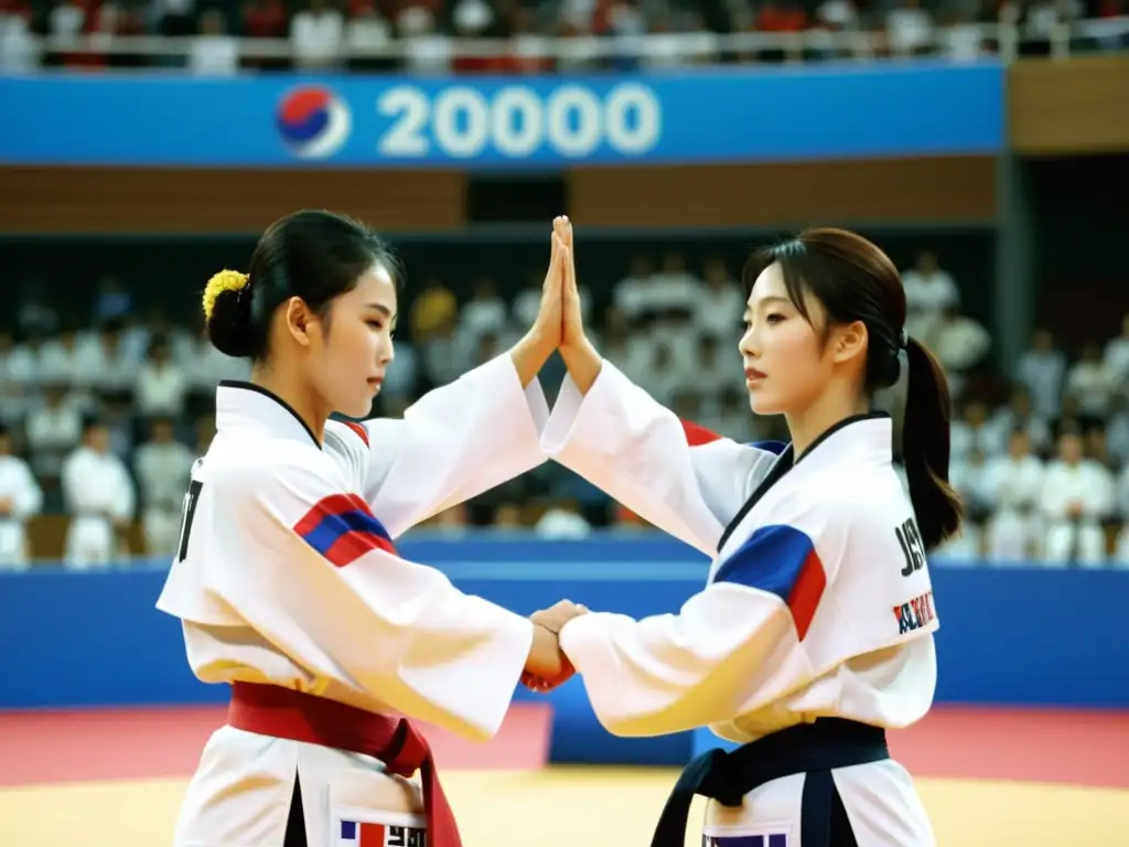 Emotivo torneo de Taekwondo unificación Corea, con atletas de ambos países unidos en un gesto de paz y esperanza