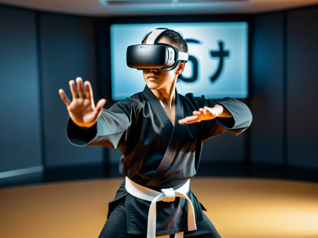 Artes marciales virtuales: tradición y tecnología Un experto en artes marciales usa realidad virtual para análisis de movimientos