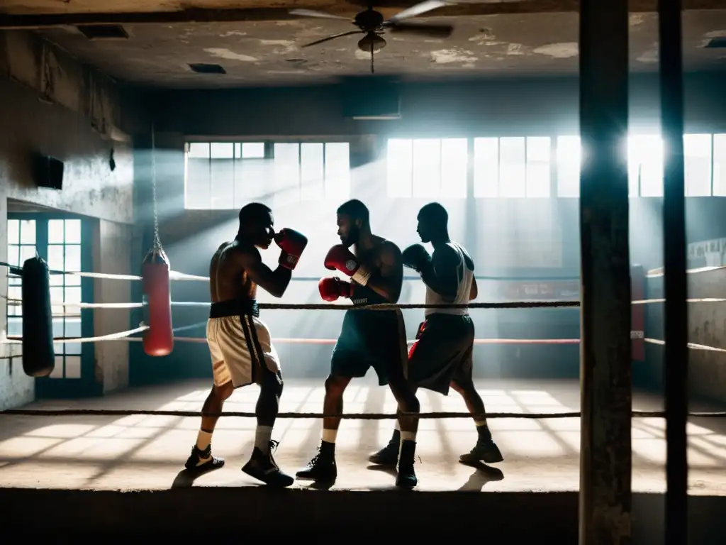 En un gimnasio de boxeo en La Habana, Cuba, boxeadores perfeccionan su arte entre sombras y determinación