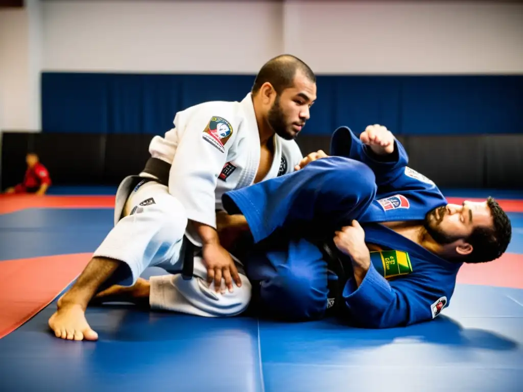 Grupo en seminario de JiuJitsu Brasileño, demostrando técnicas con precisión y energía