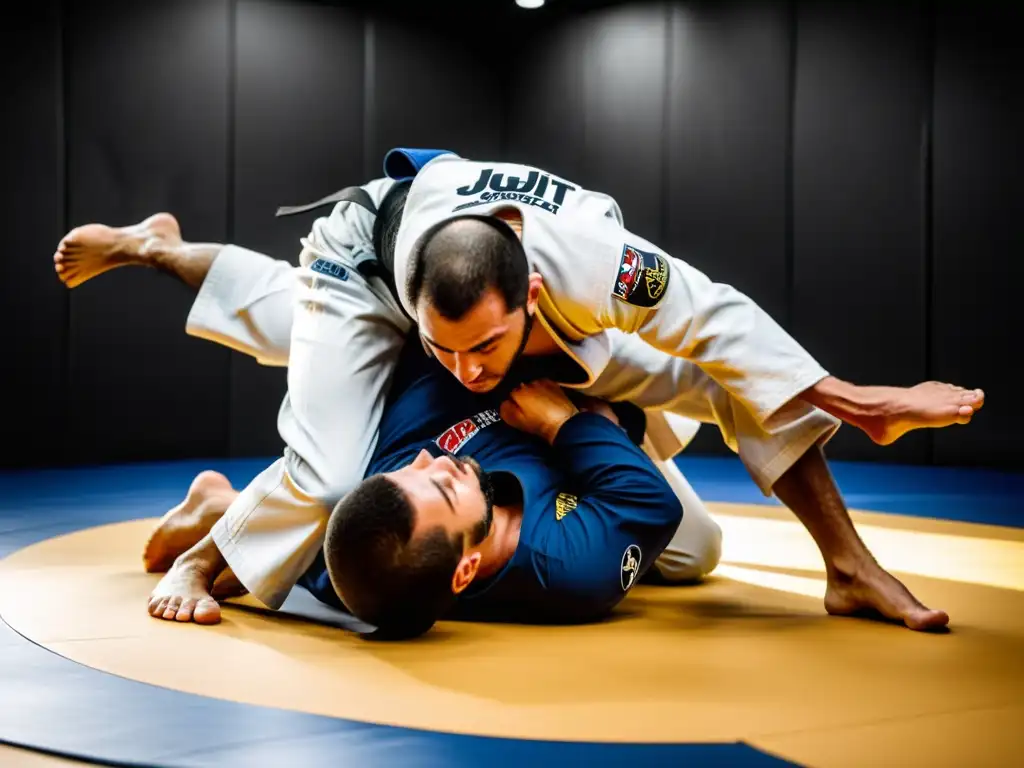 Un habilidoso practicante de JiuJitsu muestra adaptabilidad y estrategia en combate, destacando cambios en las estrategias de combate