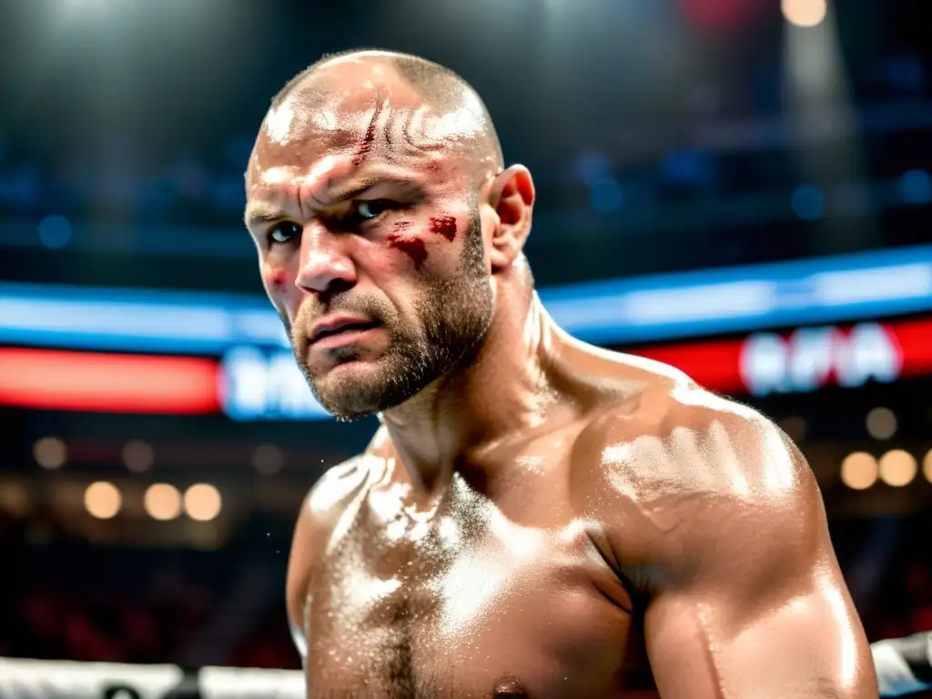 Randy Couture muestra su influencia y evolución en el mundo del MMA, con poder, pasión y determinación en el ring