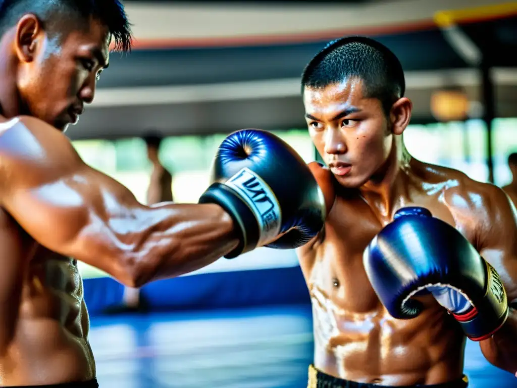 Un intenso entrenamiento de Muay Thai online