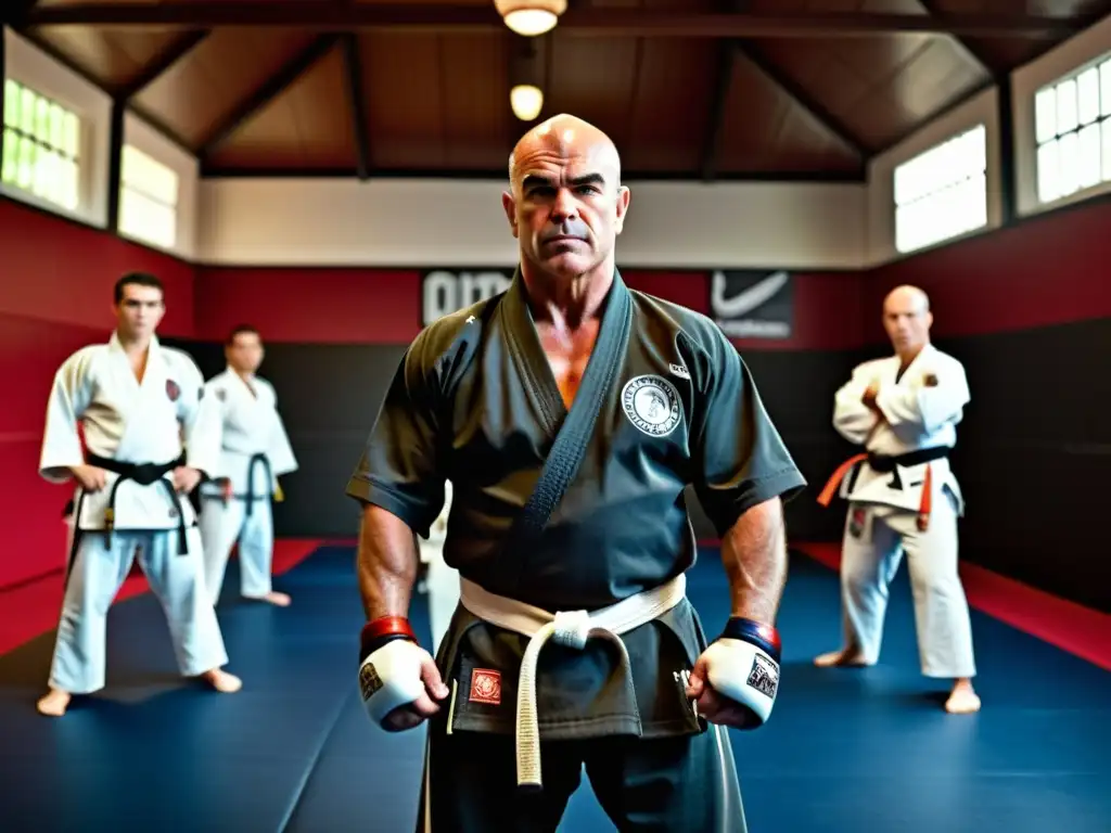 Bas Rutten Pancrase MMA: Rutten muestra su legado en un dojo, enseñando con intensidad y determinación a sus estudiantes