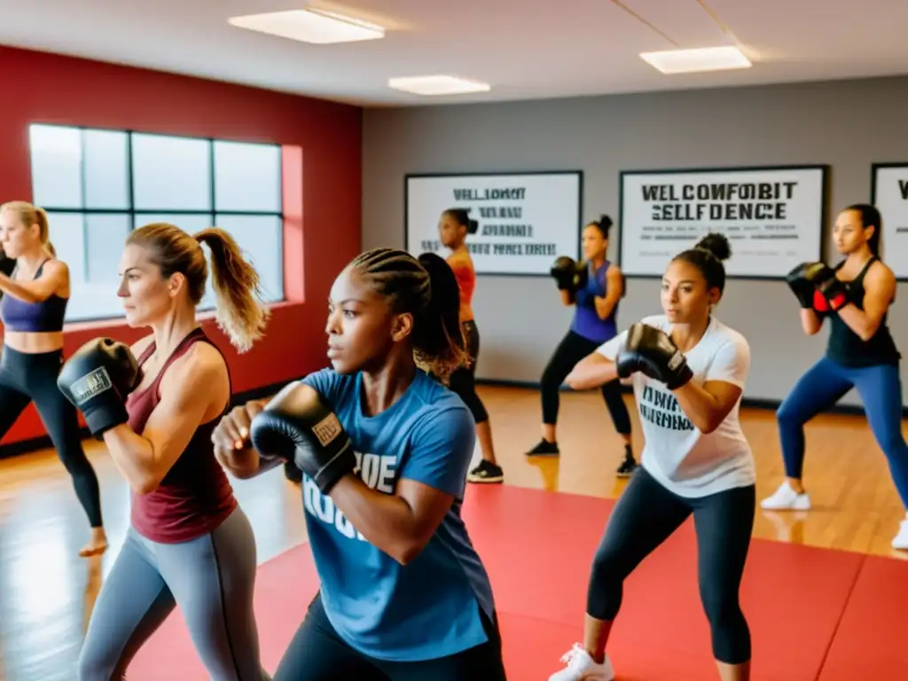 Mujeres unidas en clínicas especializadas defensa personal