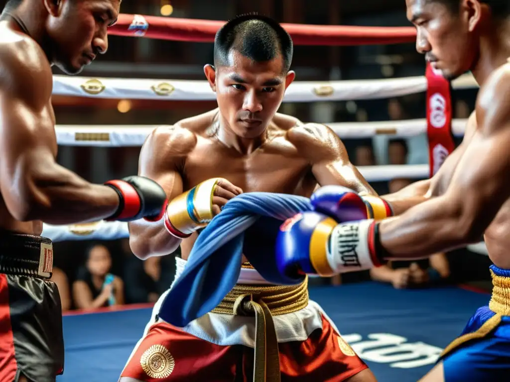 Un poderoso y místico ritual de preparación en el Muay Thai