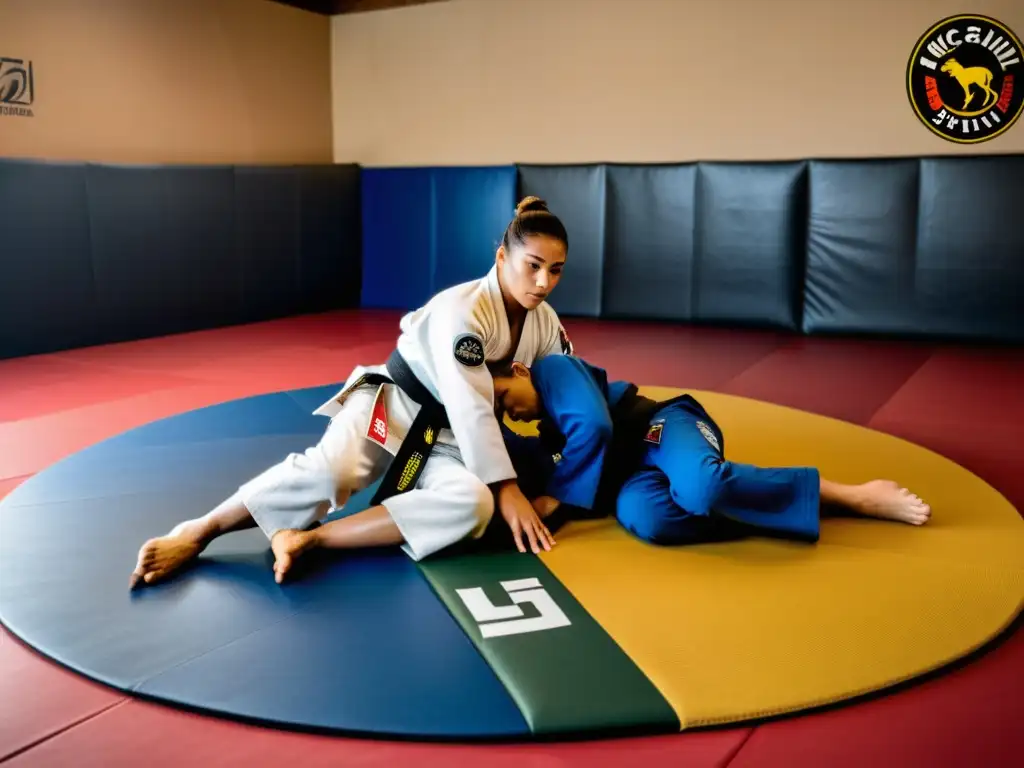 Practicantes de Brazilian JiuJitsu en gi y nogi se enfrentan en una asombrosa sesión de sparring, rodeados de historia y modernidad